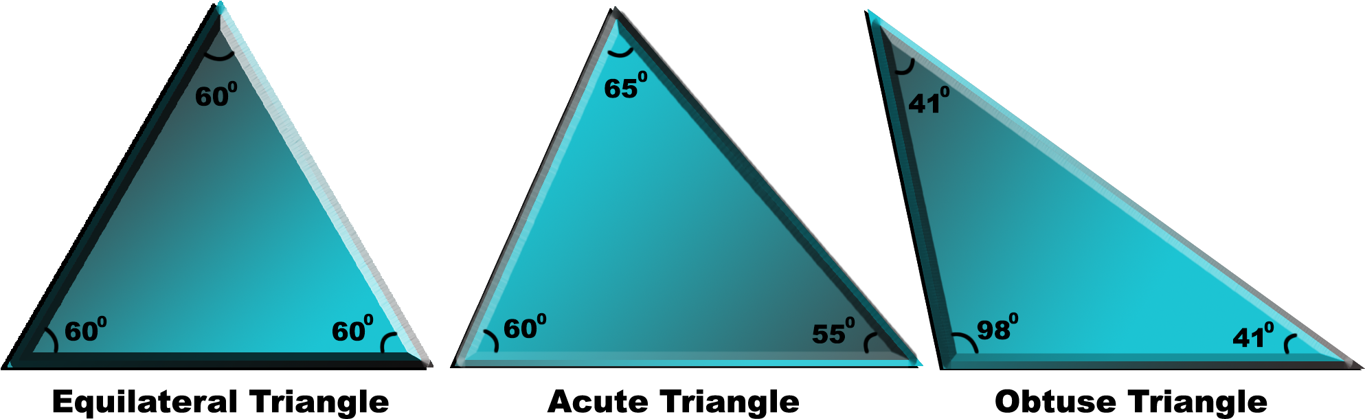 Obtuse Equilateral Triangle Possible - Triangulo De Potencia Clipart (2000x800), Png Download
