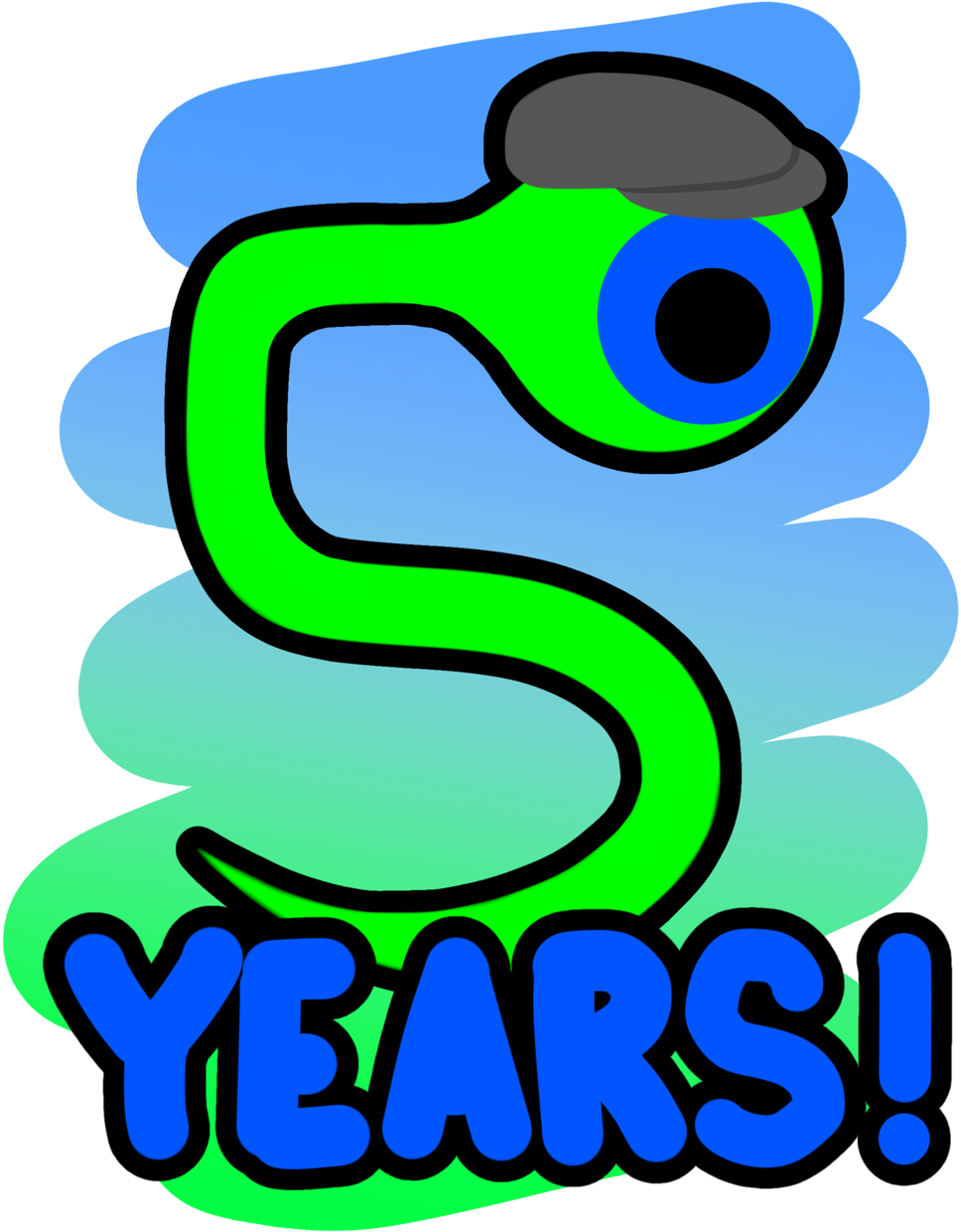 Happy 5 Years Of Jacksepticeye *party Horn* @therealjacksepticeye Clipart (1030x1280), Png Download