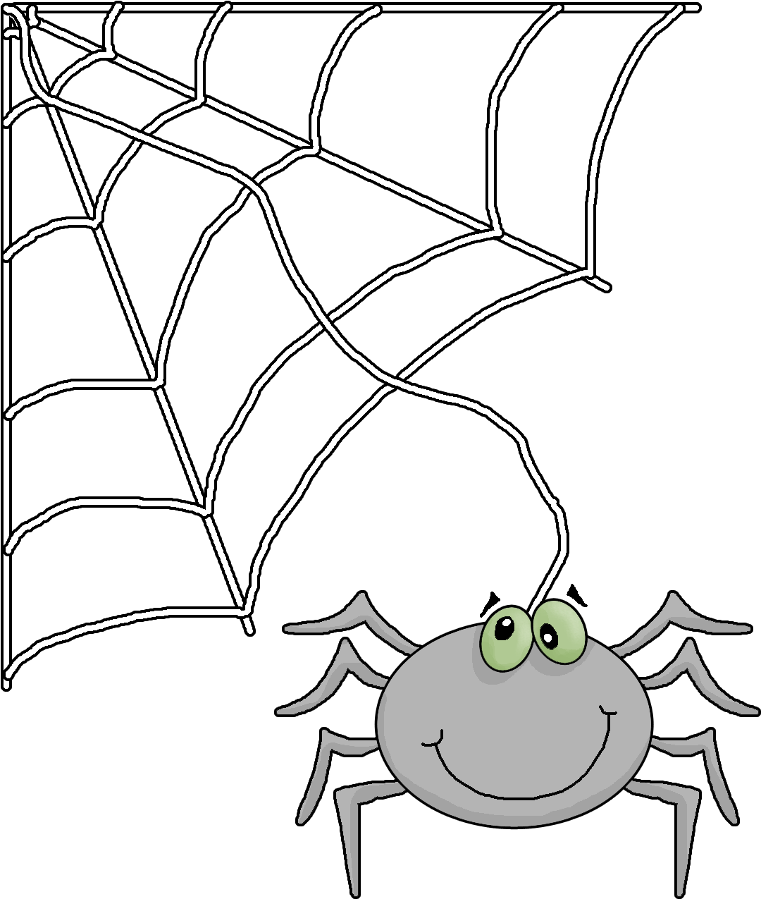 This Week We Will Be Reading The Itsy Bitsy Spider - Incy Wincy Spider Web Clipart (1158x1338), Png Download