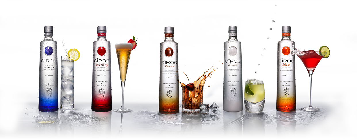 Url-1 - Ciroc Gin Clipart (1242x483), Png Download