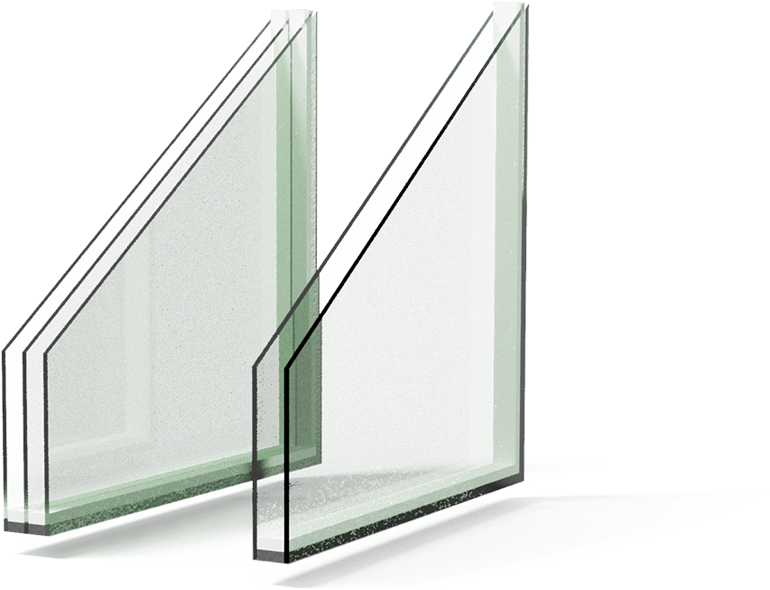 Double Pane And Triple Pane Glass Option For Replacement - Door Clipart (900x653), Png Download