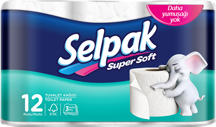 Selpak Toilet Paper - African Elephant Clipart (729x501), Png Download