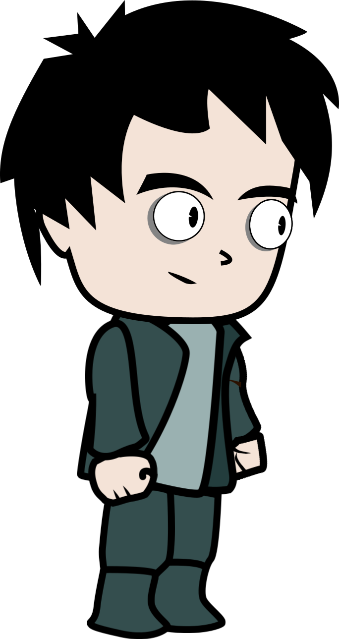 Preview - Character Sprite Png Clipart (684x1289), Png Download