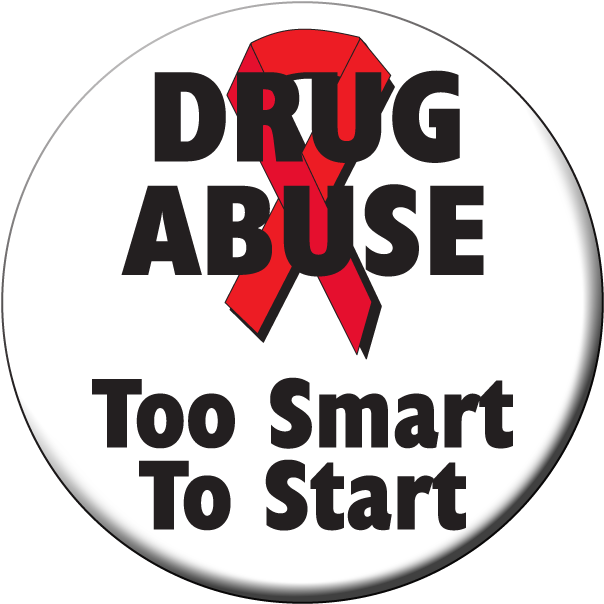 "drug Abuse Too Smart To Start" - Say No To Drugs Abuse Clipart (611x611), Png Download