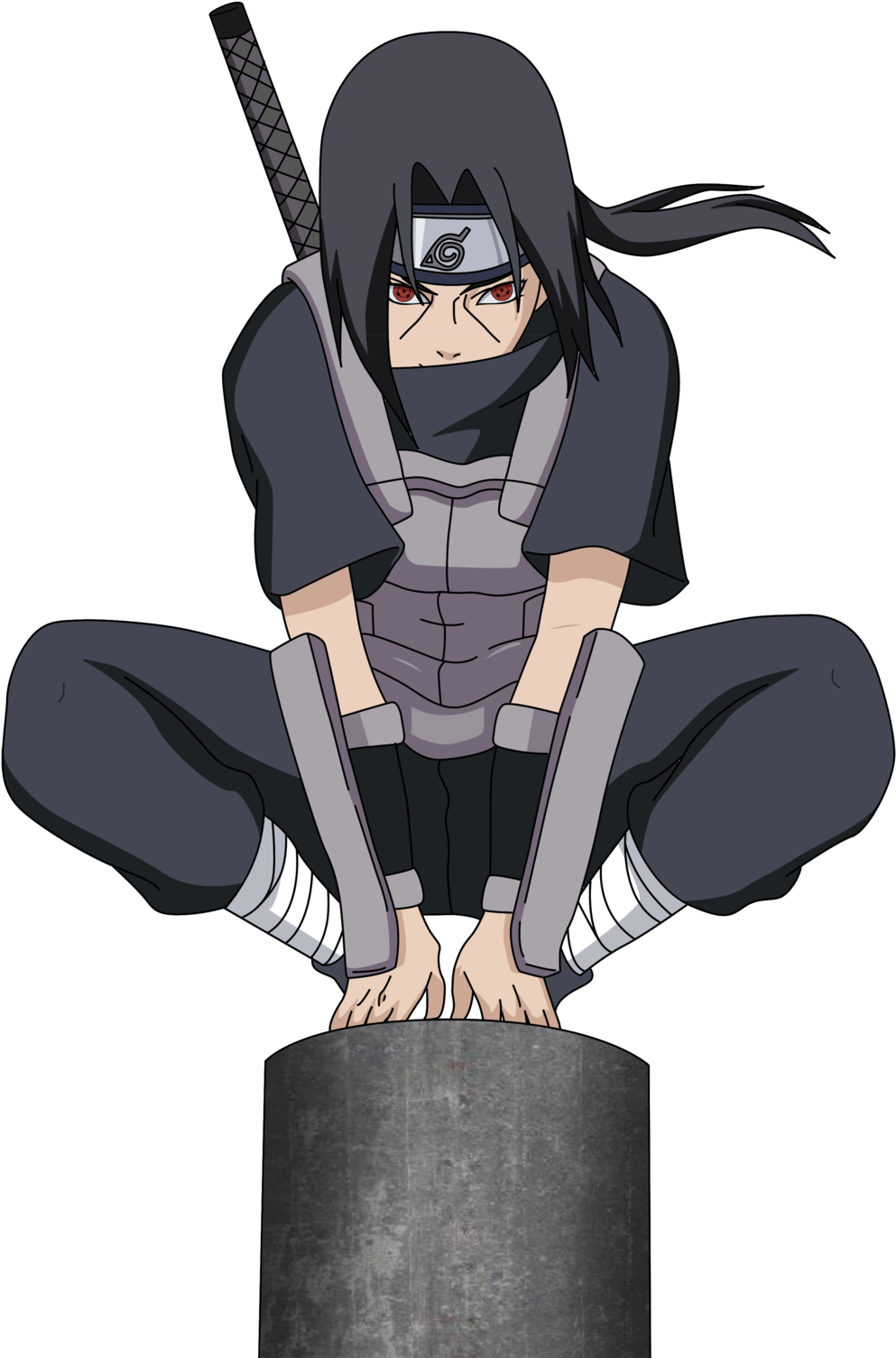 Itachi Shippuden Png - Itachi Anbu Clipart (1024x1707), Png Download