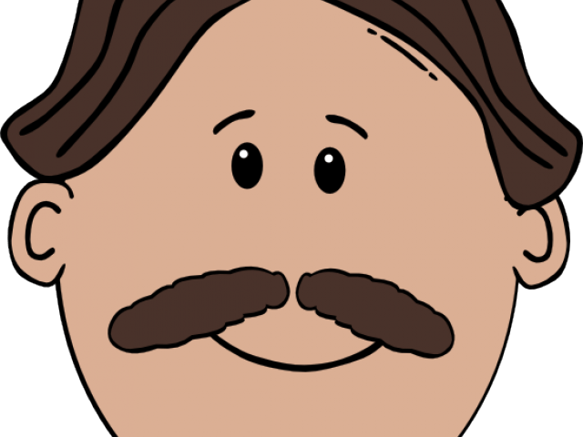 Man With Moustache Clipart - Png Download (640x480), Png Download