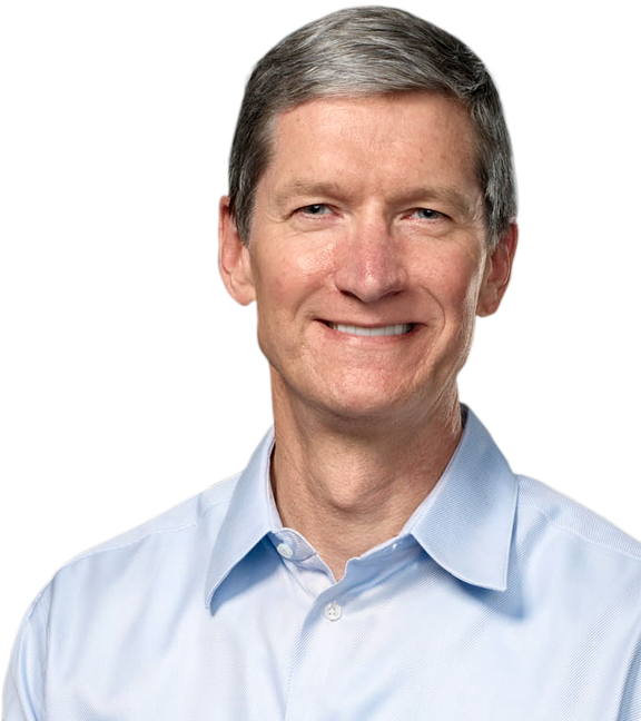 Apple Ceo Tim Cook As Steve Jobs' Replacement - Tim Cook Clipart (575x657), Png Download