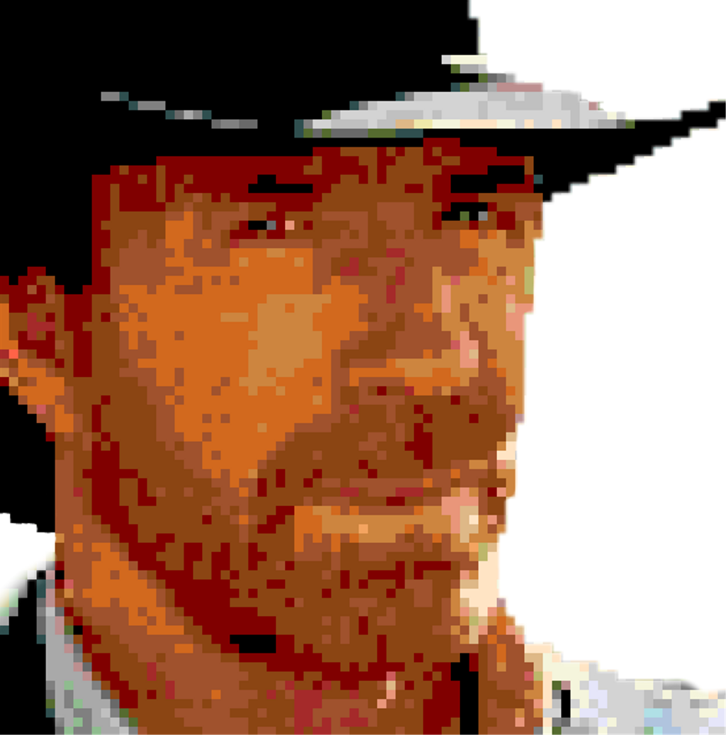 1 Ttkocistickers 8bit Pixel Chucknorris Chuck - Paul Rodgers Chuck Norris Clipart (1024x1037), Png Download