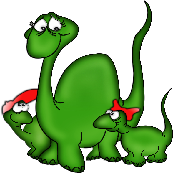 Dinosaur Cute Cartoon Animal Clip Art Images - Cartoon Dinosaur Transparent Hd - Png Download (588x587), Png Download