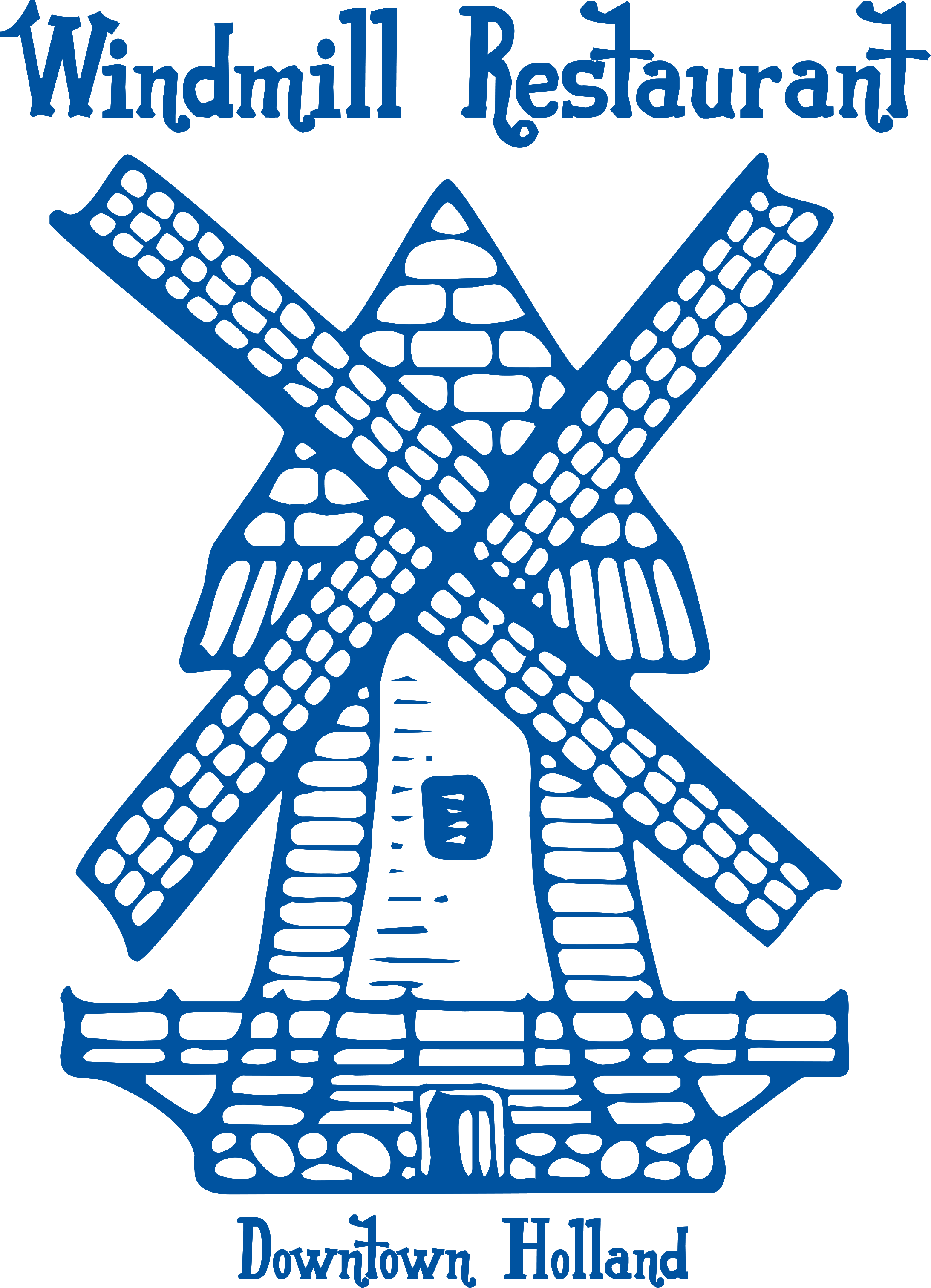 Holland Michigan Windmill Restaurant Clipart (2550x3181), Png Download
