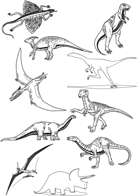 555 X 785 16 - Jurassic World Evolution Drawing Clipart (555x785), Png Download