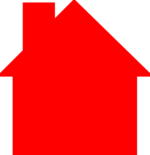 More Free House Png Images - House Logo Red Png Clipart (582x600), Png Download