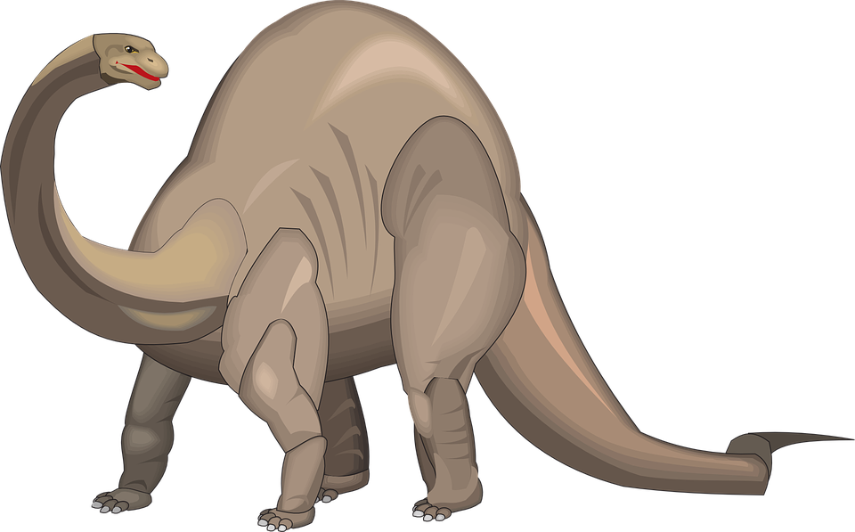Dinosaur Clipart Brontosaurus - Brontosaurus Clipart - Png Download (960x597), Png Download