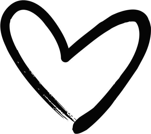 Hand Drawn Heart - Hand Drawn Heart .png Clipart (866x650), Png Download