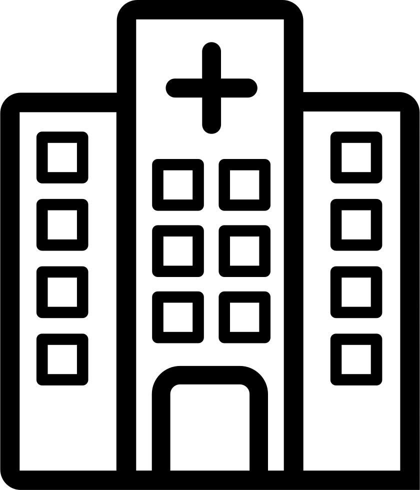 Png File Svg - Hospital Icon Svg Clipart (840x980), Png Download