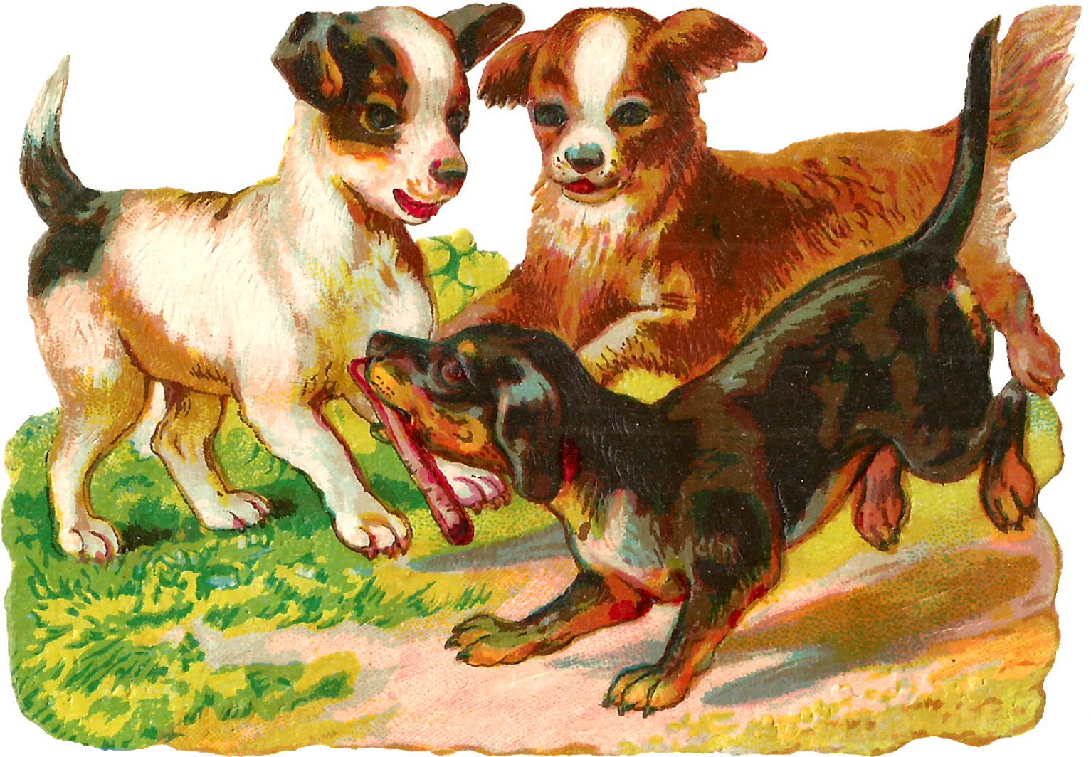 Digital Puppy Clip Art Download Png - Ancient Dog Breeds Transparent Png (1600x1157), Png Download
