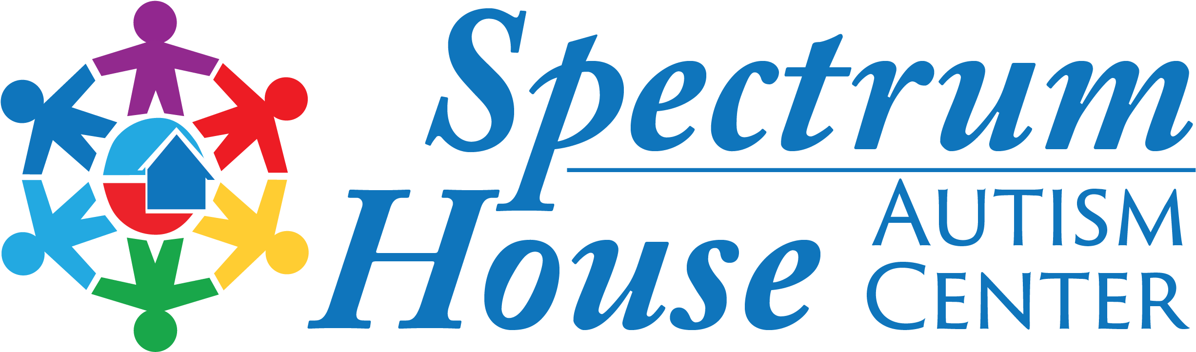 Spectrum House Logo Updated 1 17 Trans - Spectrum House Autism Center Logo Clipart (2516x820), Png Download