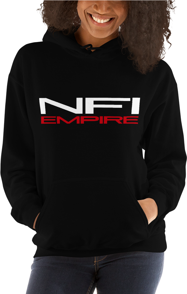 Nfi Empire Unisex Black Hoodie - Sweatshirt Clipart (1000x1000), Png Download