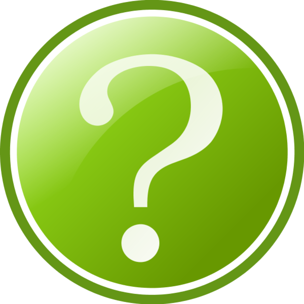Question Button Vector Clipart - Question Mark Icon Png Green Transparent Png (600x600), Png Download