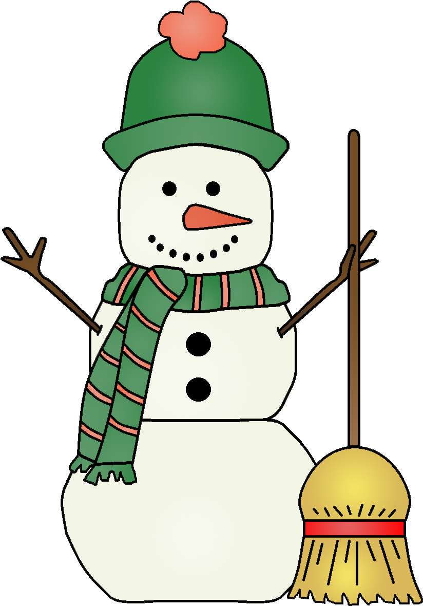 Building Snowman Clipart Danaamfa Top - Clip Art Snow Man - Png Download (860x1191), Png Download