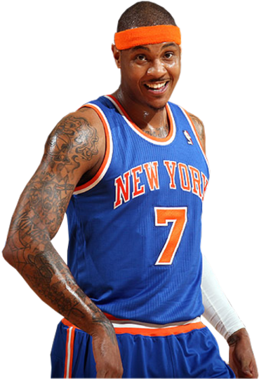 Carmelo Anthony Png - Carmelo Anthony Knicks Clipart (600x600), Png Download