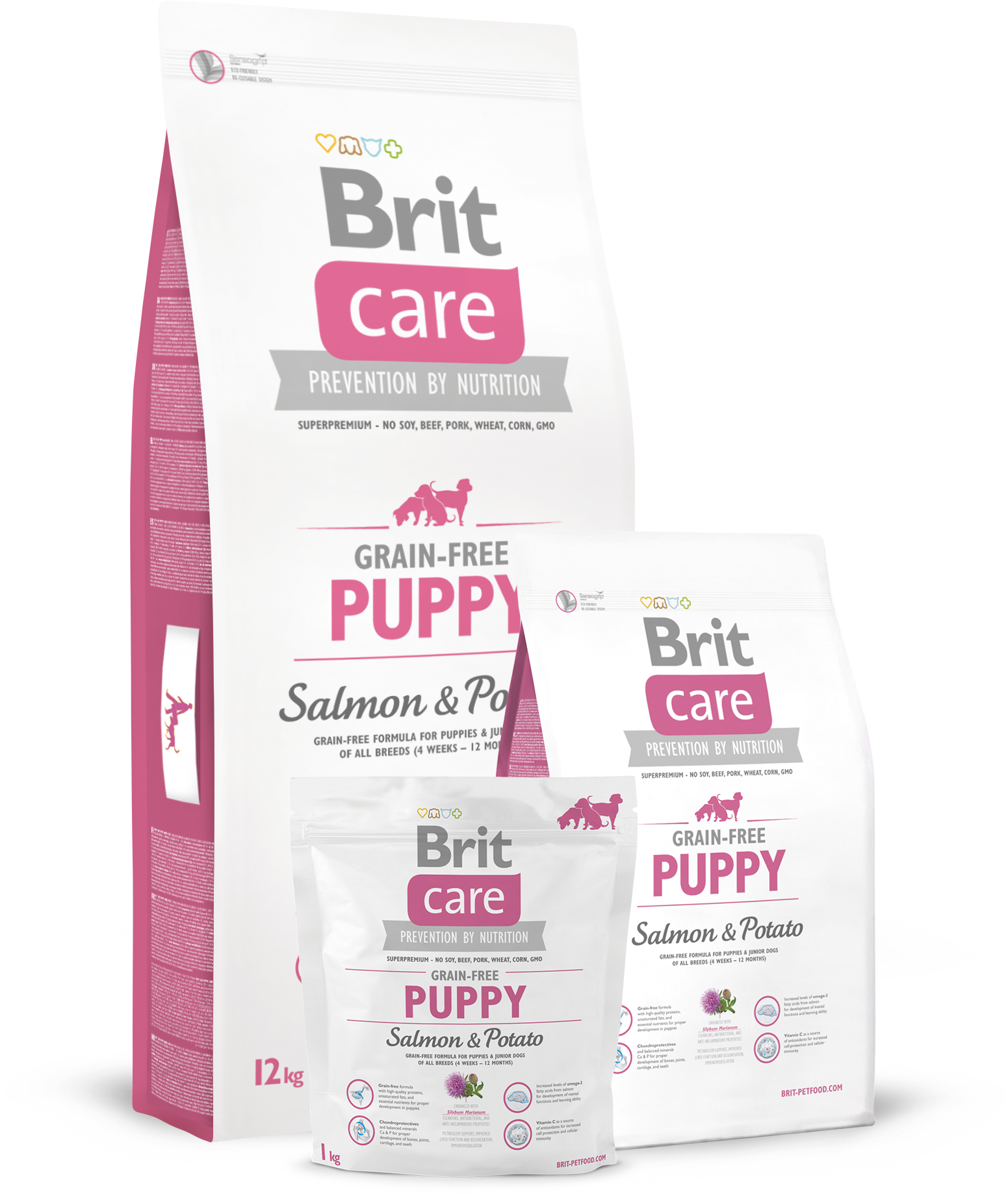 Brit Care Grain-free Puppy Salmon & Potato - Brit Care Venison And Potato Clipart (1595x2126), Png Download
