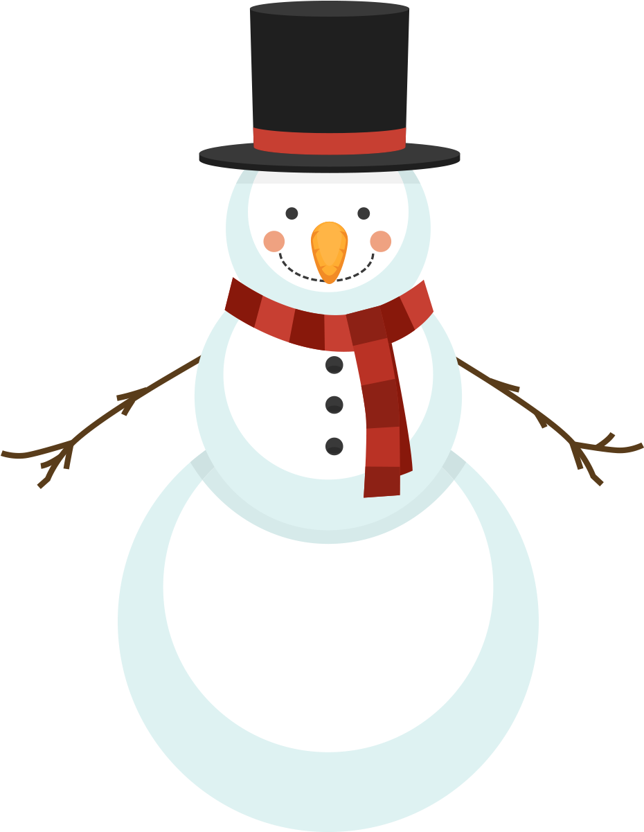 Free To Use & Public Domain Snowman Clip Art - Politically Correct Snowman - Png Download (1200x1200), Png Download