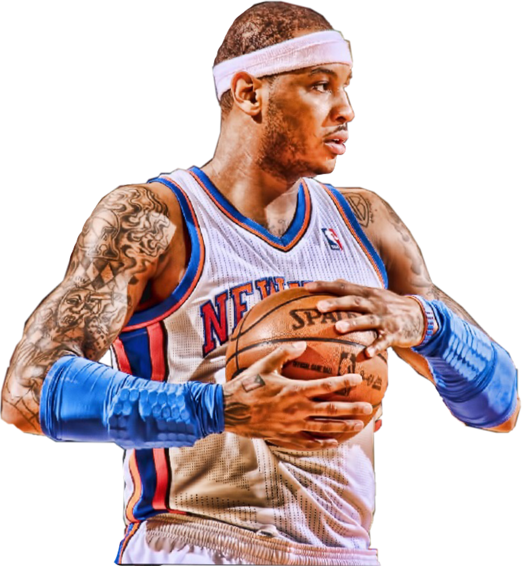 Melo Carmelo Anthony Freetoedit - Carmelo Anthony Clipart (1024x1109), Png Download