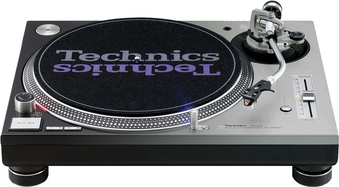 Sl1200 Turntable - Technics Sl 1200 Clipart (1178x663), Png Download