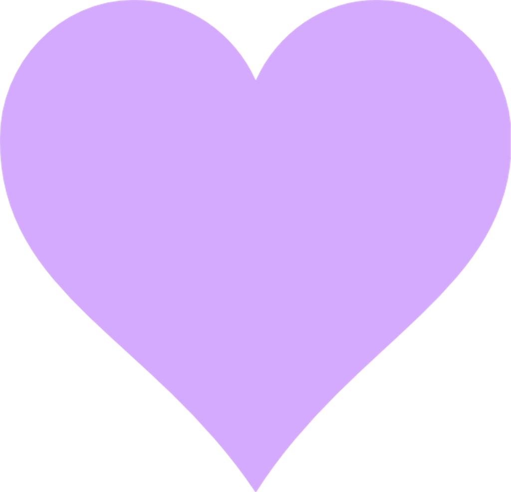 Purpleheartsforlisa Sticker - Purple Heart Clipart - Png Download (1024x986), Png Download