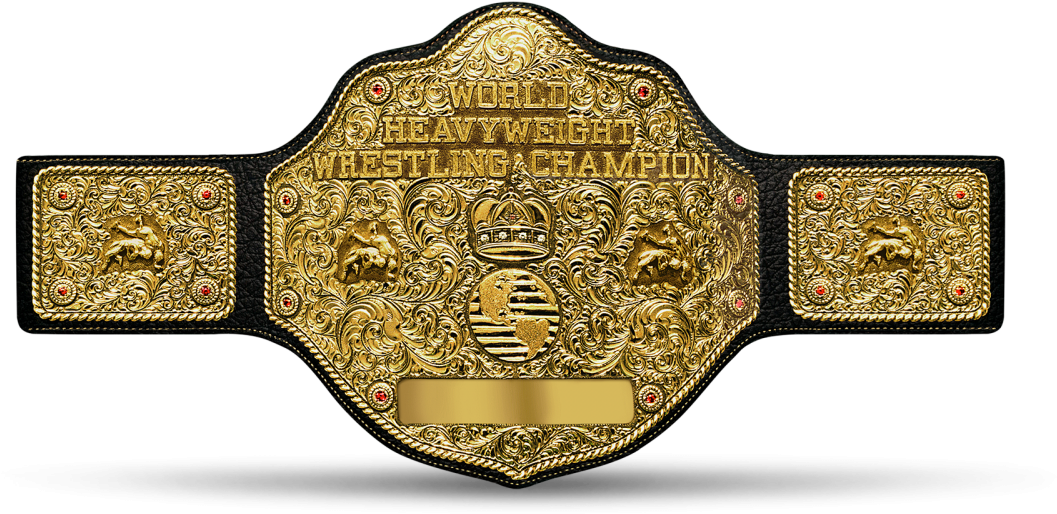 Wcw Heavyweight Championship Belt Clipart (1200x675), Png Download