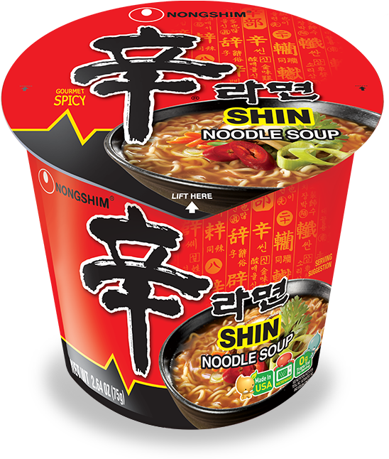 Shin Ramyun Cup Noodles Clipart (700x700), Png Download