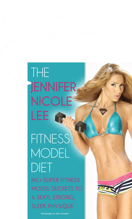 Enter To Receive A Free Fitness Model Diet Book - Jennifer Nicole Lee Fitness Model Diet Clipart (446x737), Png Download
