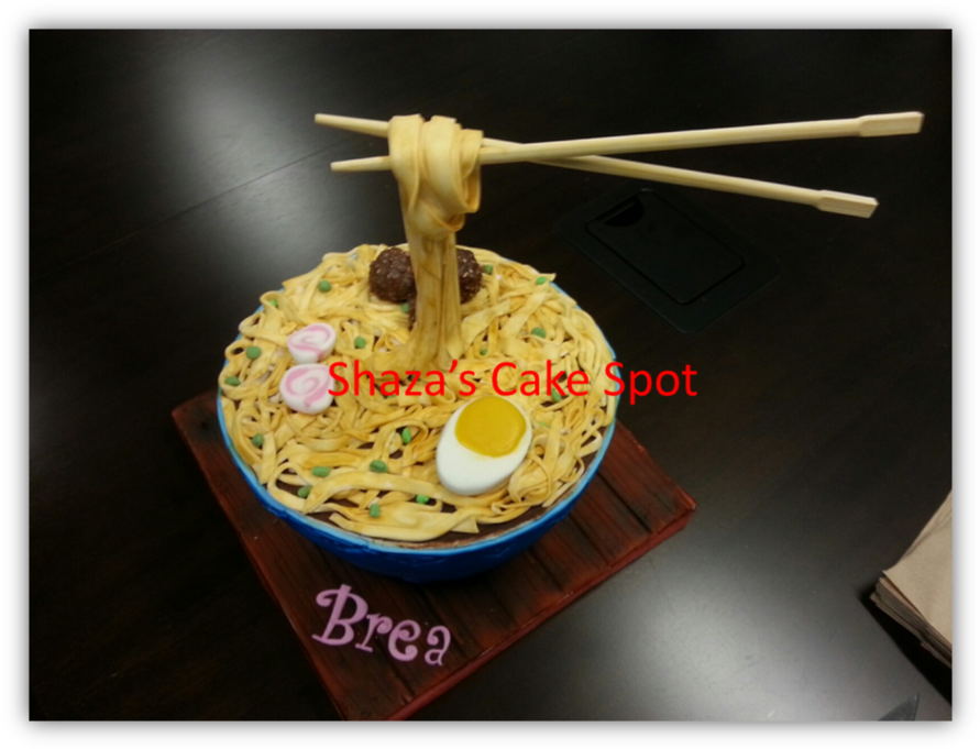 Com Is The World's Largest Cake Community For Cake - Noodle Bowl Cake Clipart (900x690), Png Download