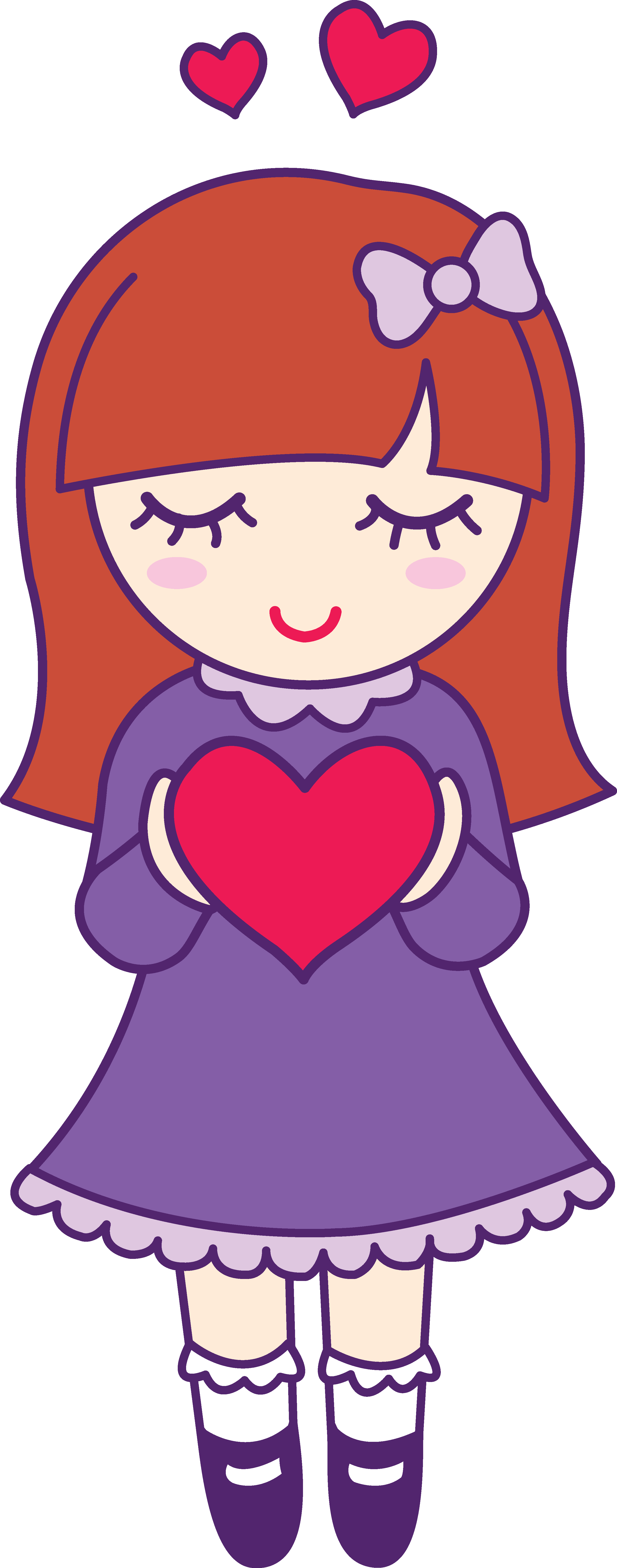 2798 X 7107 3 - Cute Girl Clipart - Png Download (2798x7107), Png Download