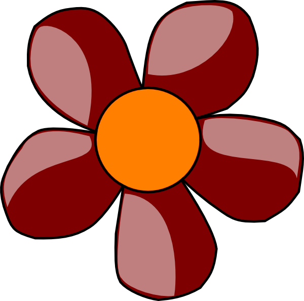 How To Set Use Red Flower Icon Png Clipart (600x594), Png Download
