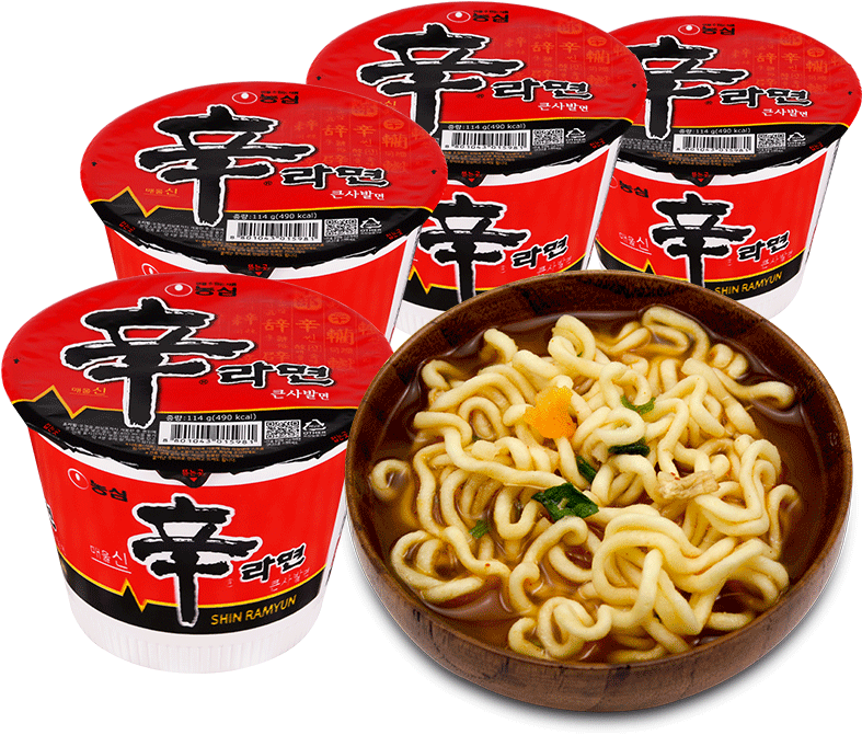 South Korea Imported Nongxin Xin Ramen Mushroom Beef - Chinese Noodles Clipart (800x800), Png Download