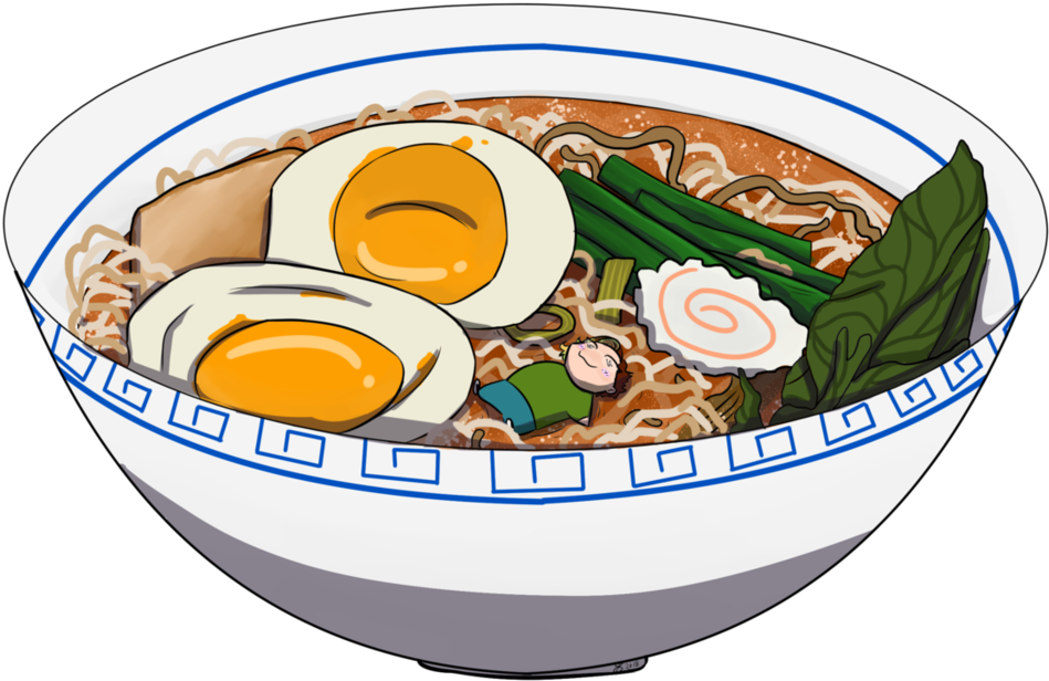 Ramen Clipart Instant Noodle - Drawing - Png Download (1091x732), Png Downl...