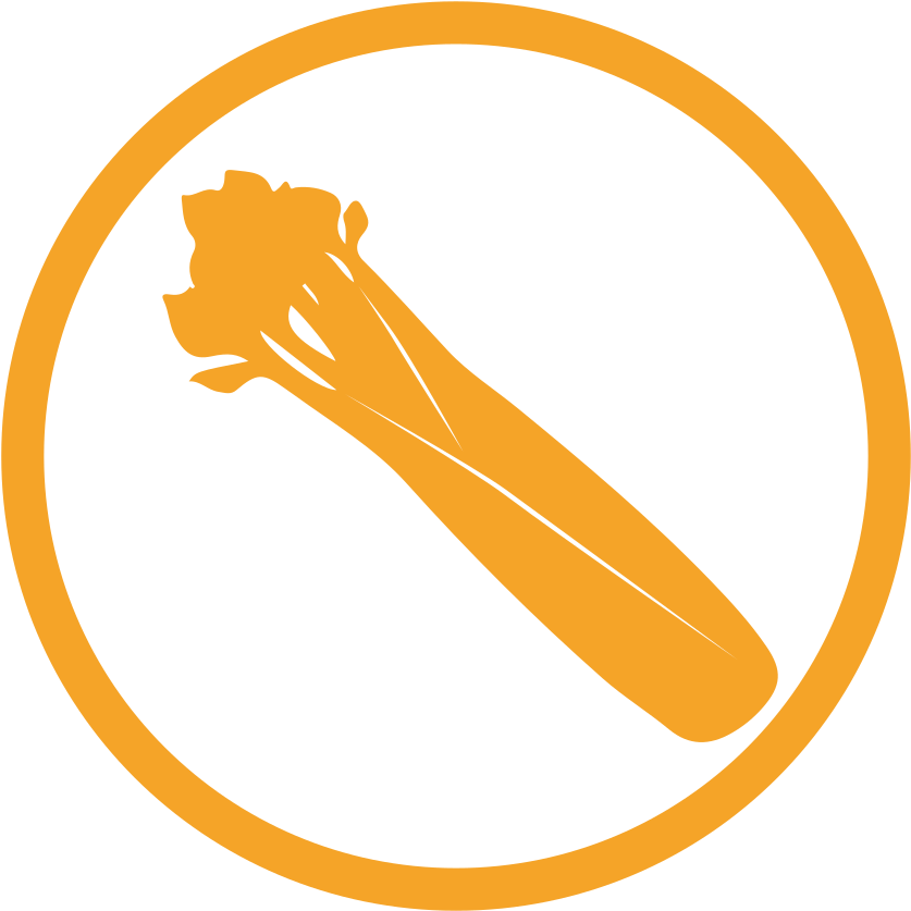 Celery Allergy Amber Icon - Allergy Clipart (1024x1024), Png Download