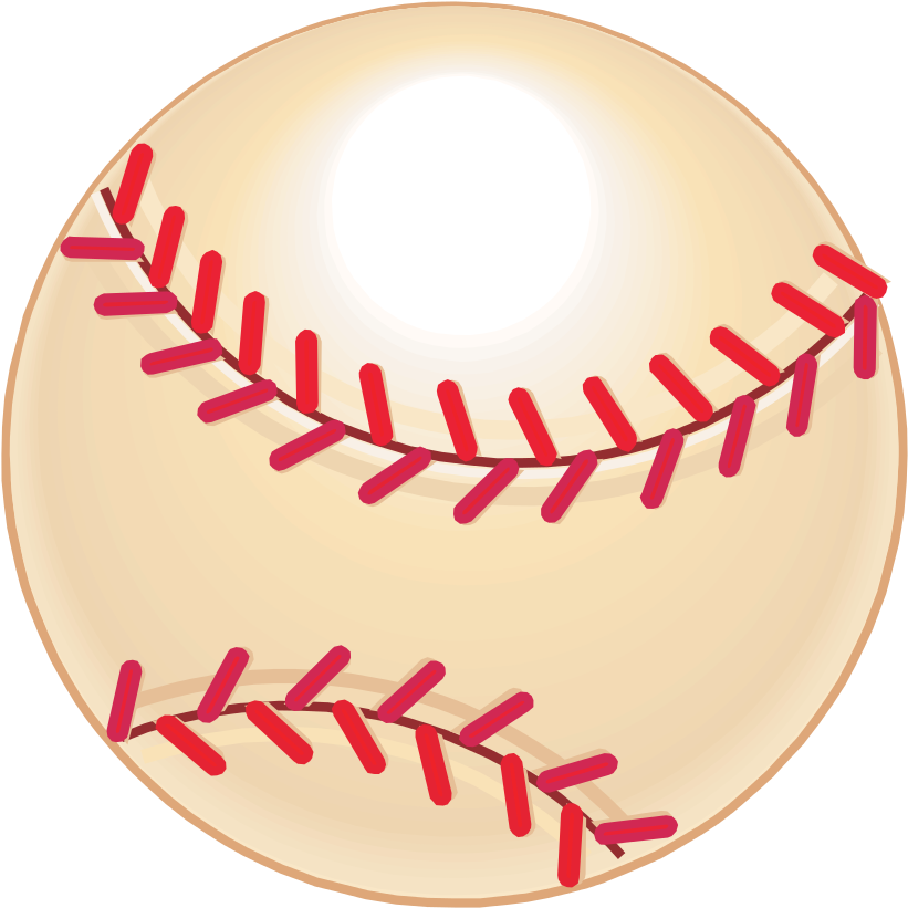 File - Baseball Ball - Svg - Balle De Baseball Png Clipart (1024x1024), Png Download