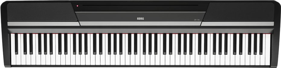 Korg Sp170 Digitale Piano 88 Key Digital Piano, Yamaha - Piano Digital Korg Sp 170 Clipart (1000x400), Png Download