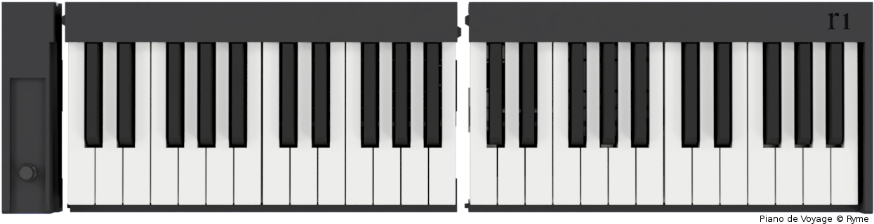 Piano Keyboard 88 Keys - Series Of Unfortunate Events Sheet Music Look Away Clipart (1288x400), Png Download