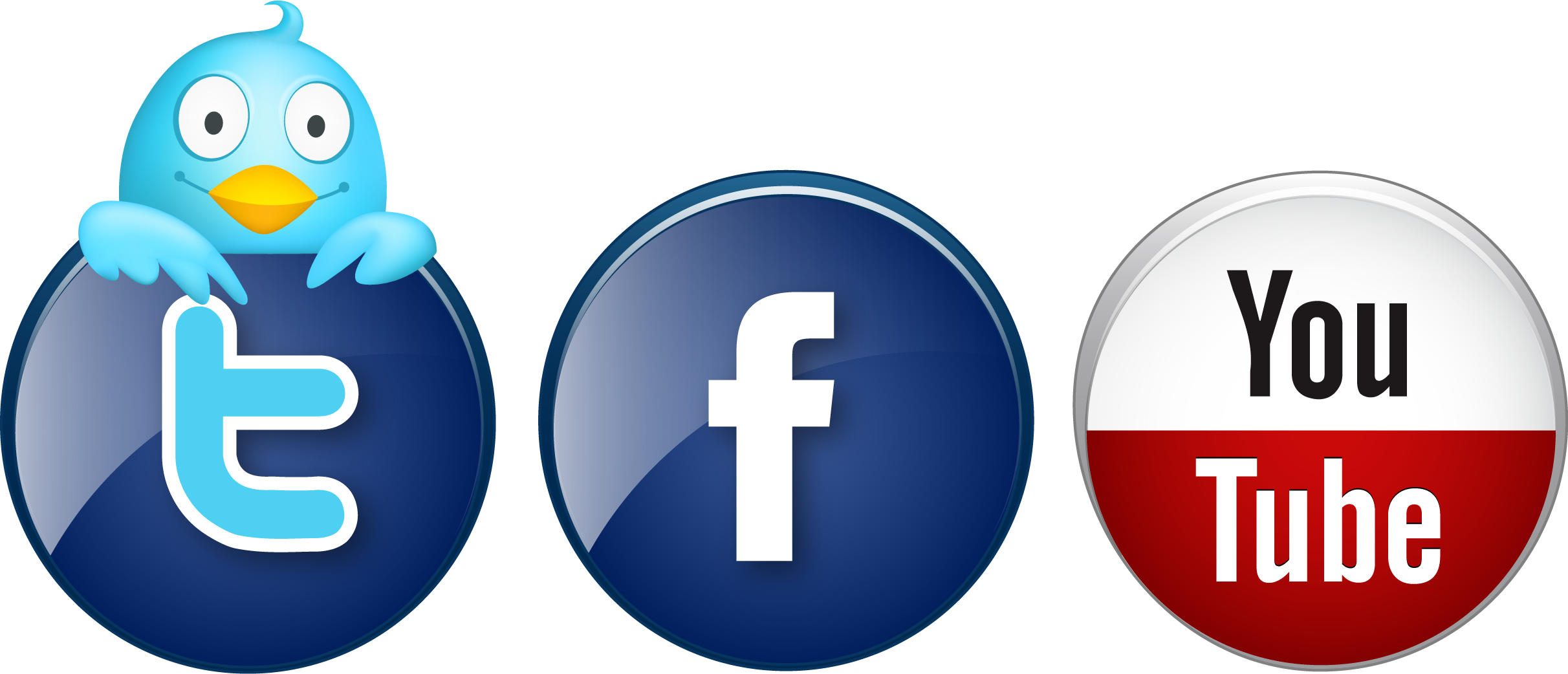 Youtube Clipart (2424x1042), Png Download