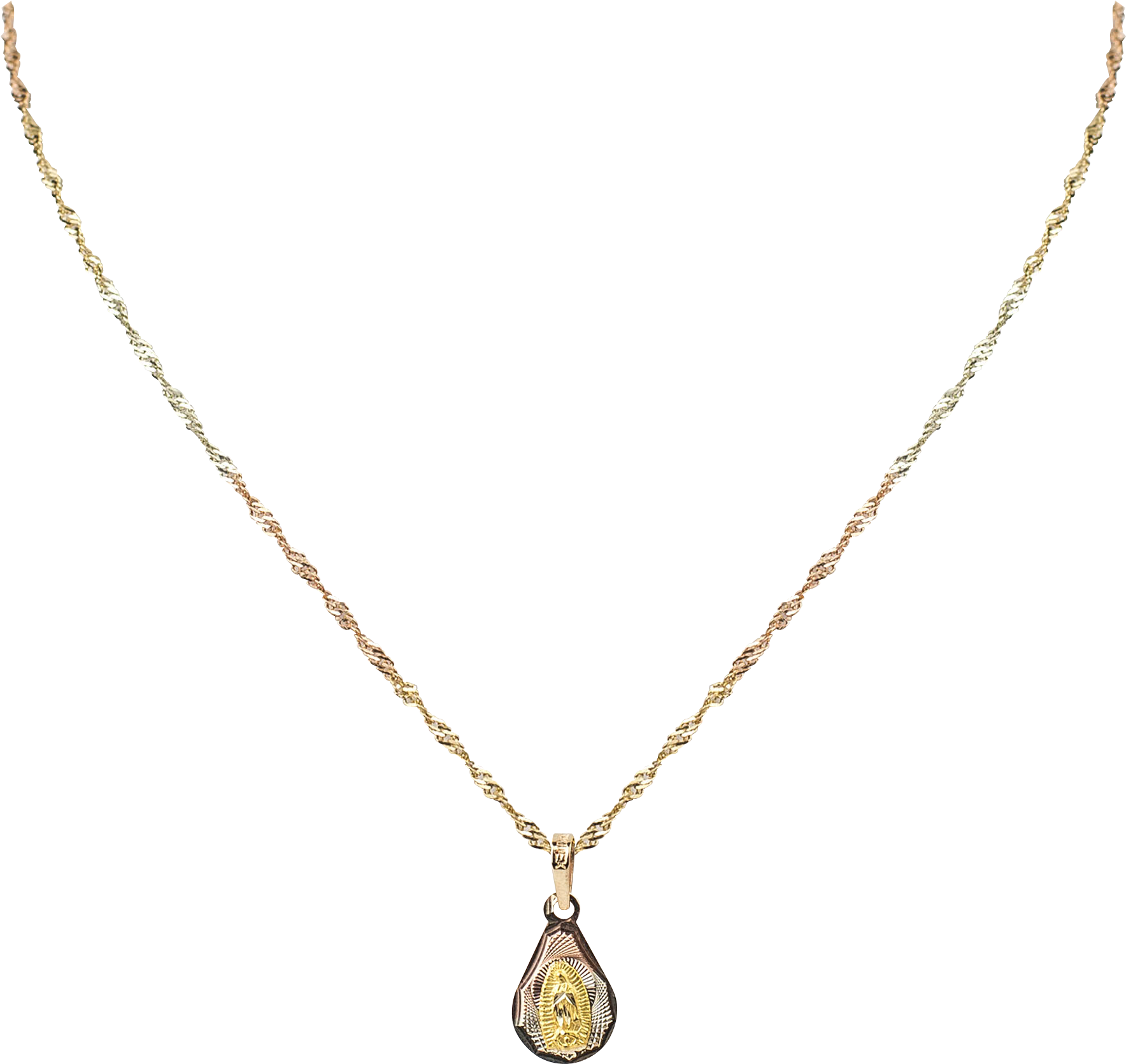 Medalla Gota / Virgen De Guadalupe - Locket Clipart (2551x2551), Png Download