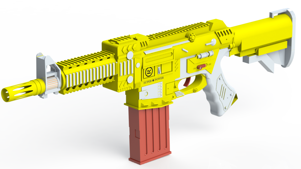 Assault Rifle Clipart (960x540), Png Download