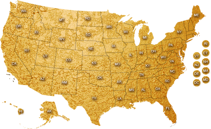Rap Map Of The Usa - Rap Map Clipart (750x500), Png Download