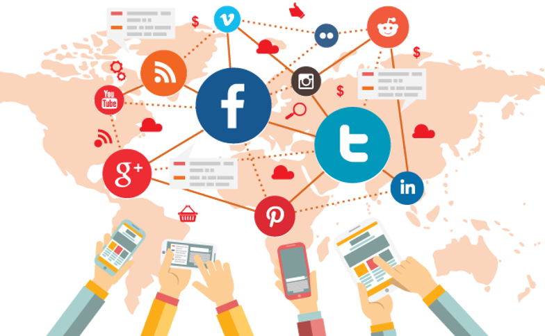 Marketing Social Clipart (784x484), Png Download