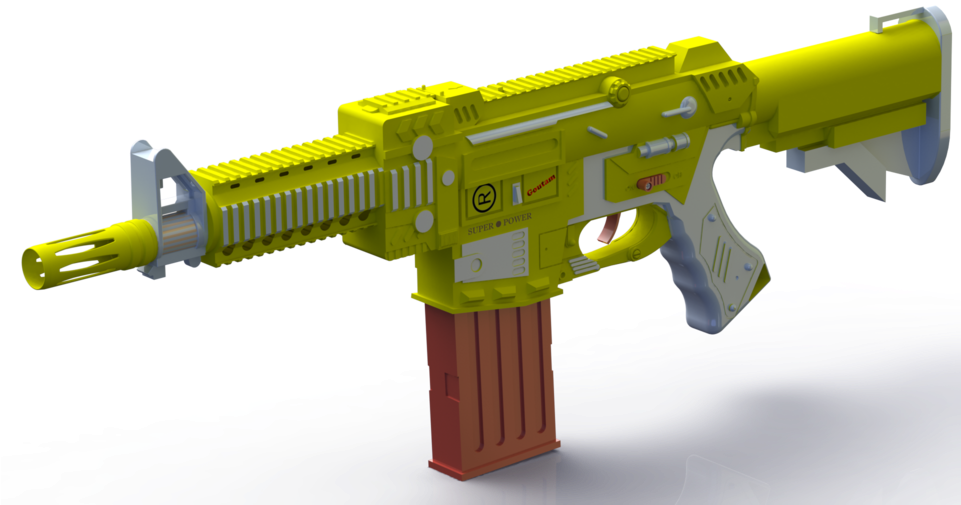 Load In 3d Viewer Uploaded By Anonymous - Assault Rifle Clipart (960x540), Png Download