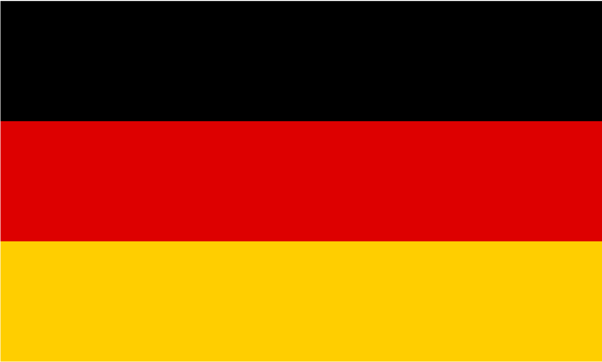 German Flag Medium - Bandera De Alemania Pequeña Clipart (570x600), Png Download
