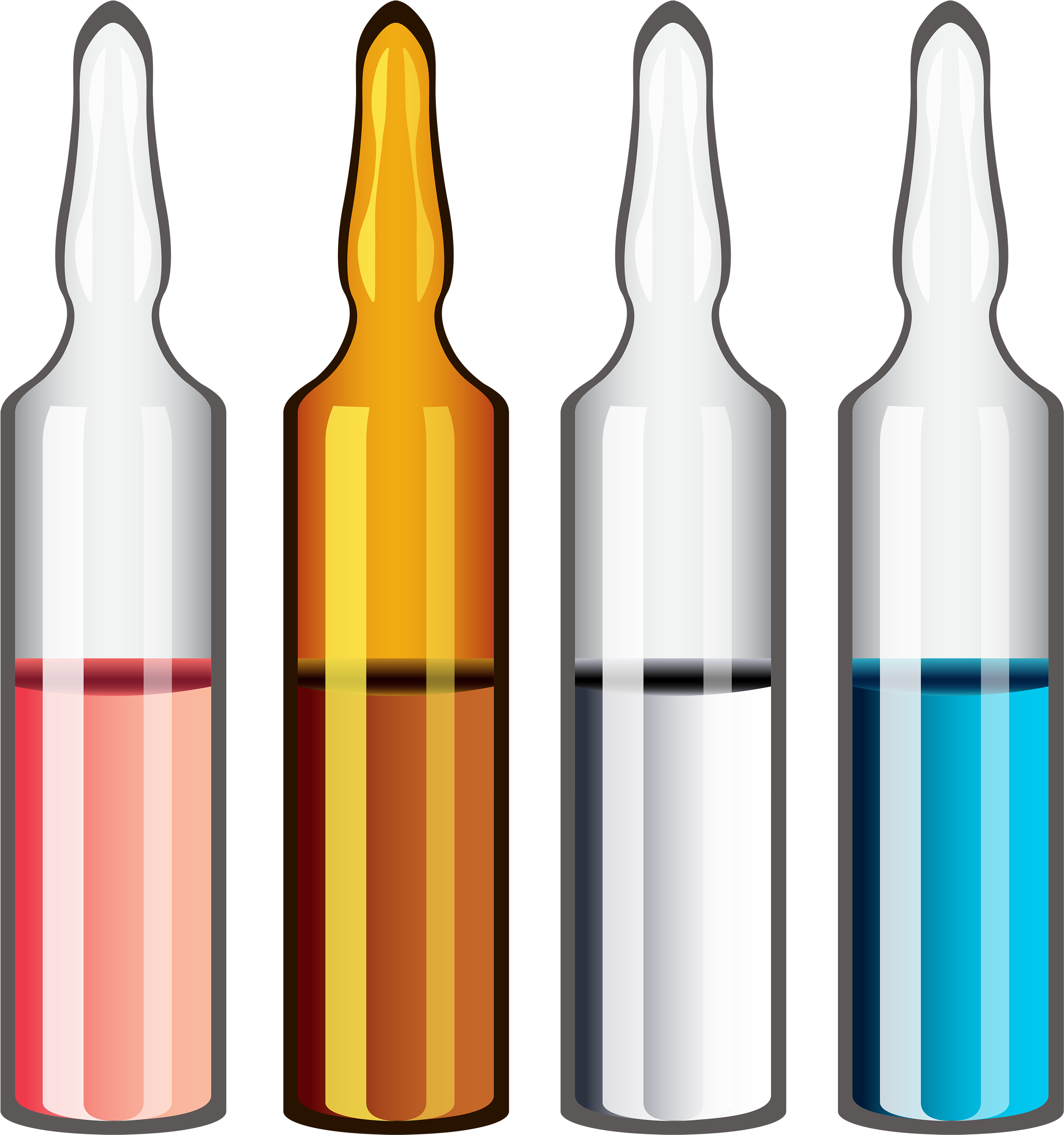 Medical Ampoules Png Clipart - Lança Droga Na Garrafa Transparent Png (2898x3000), Png Download